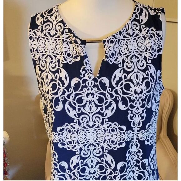 Haani Dress Women’s Blue White Size S - Picture 2 of 12